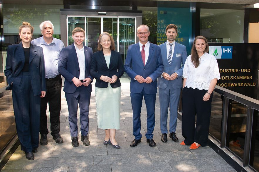 Exportkontrolltag in der IHK Nordschwarzwald: Die Referent:innen aus Politik, Verwaltung und Wirtschaft