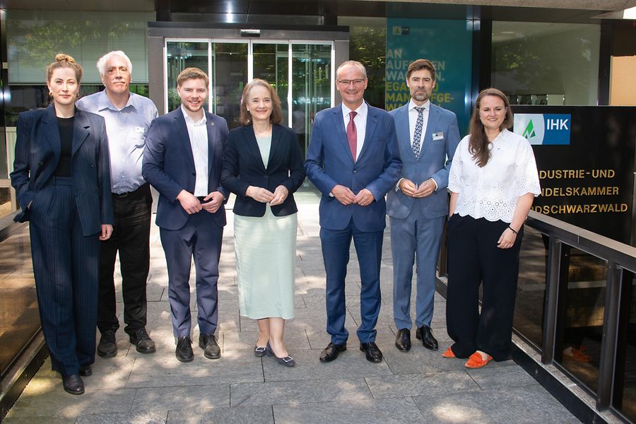 Exportkontrolltag in der IHK Nordschwarzwald: Die Referent:innen aus Politik, Verwaltung und Wirtschaft