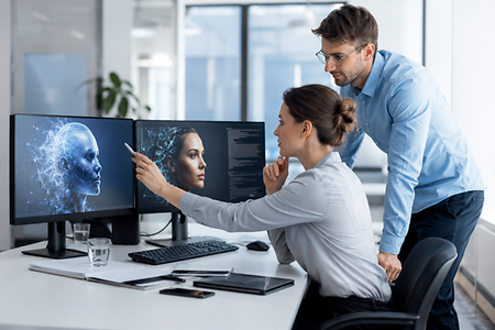 KI-Anwendung am Computerarbeitsplatz