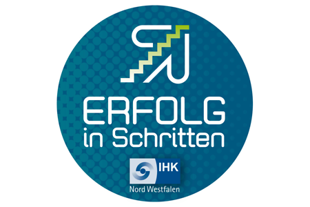 Logo Erfolg in Schritten