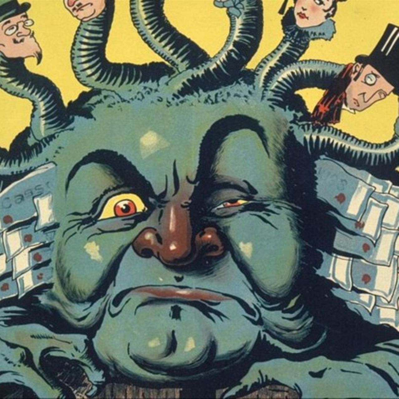 Antisemitismus_Plakat mit Hydrakopf