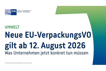 Titelseite des KI-Videos zur neuen EU-Verpackungsverordnung