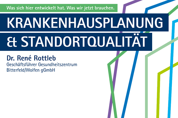  Dr. René Rottleb, Geschäftsführer des Gesundheitszentrums Bitterfeld/Wolfen gGmbH, zur Gesundheitsversorgung
