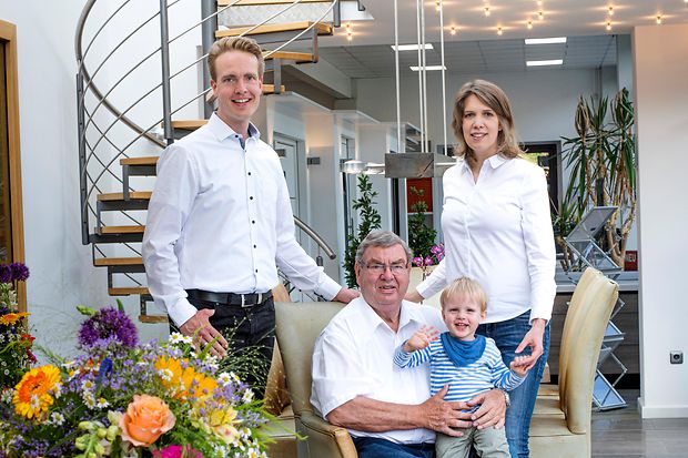 Gruppenbild einer Familie