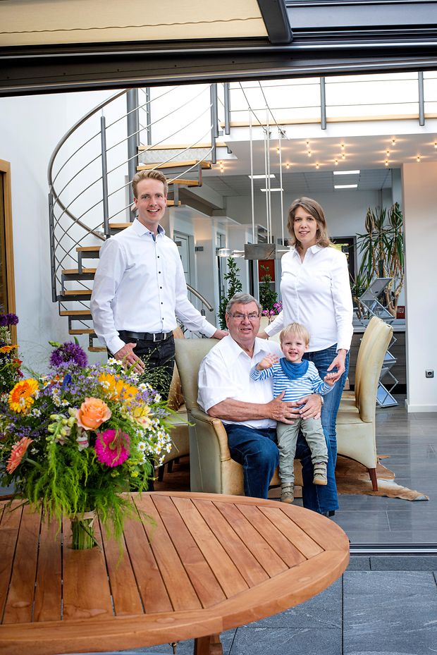 Gruppenbild einer Familie