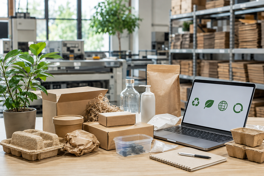 Nachhaltige Verpackungen im Unternehmen