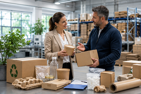 Beratung zu Verpackungsvorschriften.
