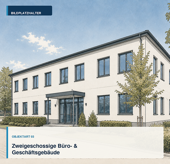 Bildplatzhalter für die Objektart zweigeschossige Büro - und Geschäftsgebäude