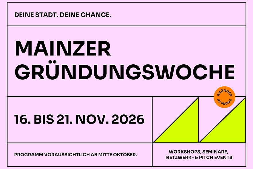 Terminhinweis zur Mainzer Gr&uuml;ndungwoche