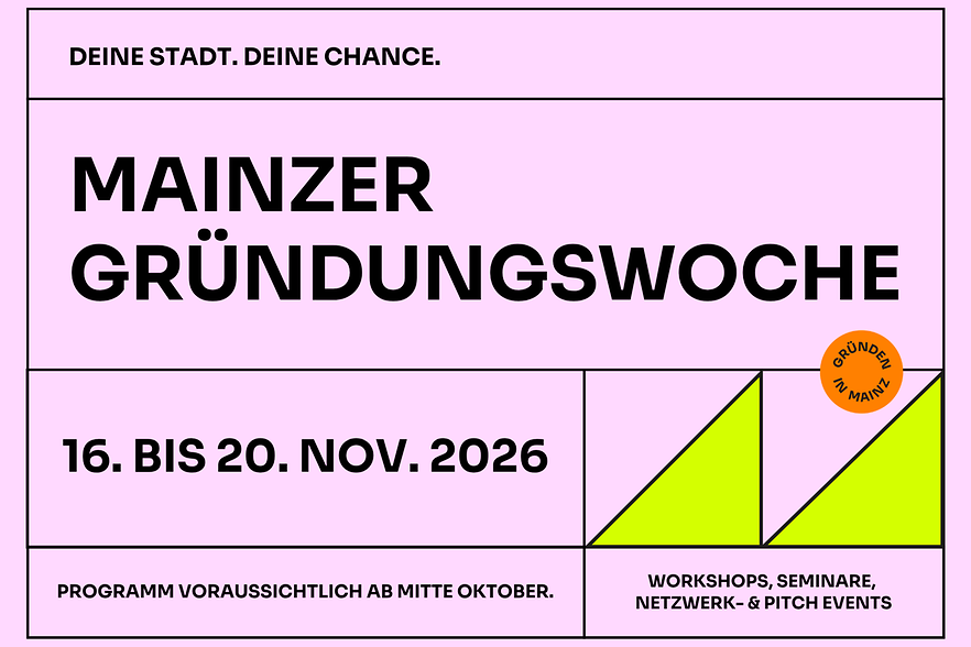 Terminhinweis zur Mainzer Gr&uuml;ndungwoche