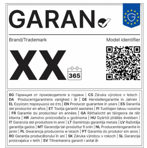 Haltbarkeitsgarantie