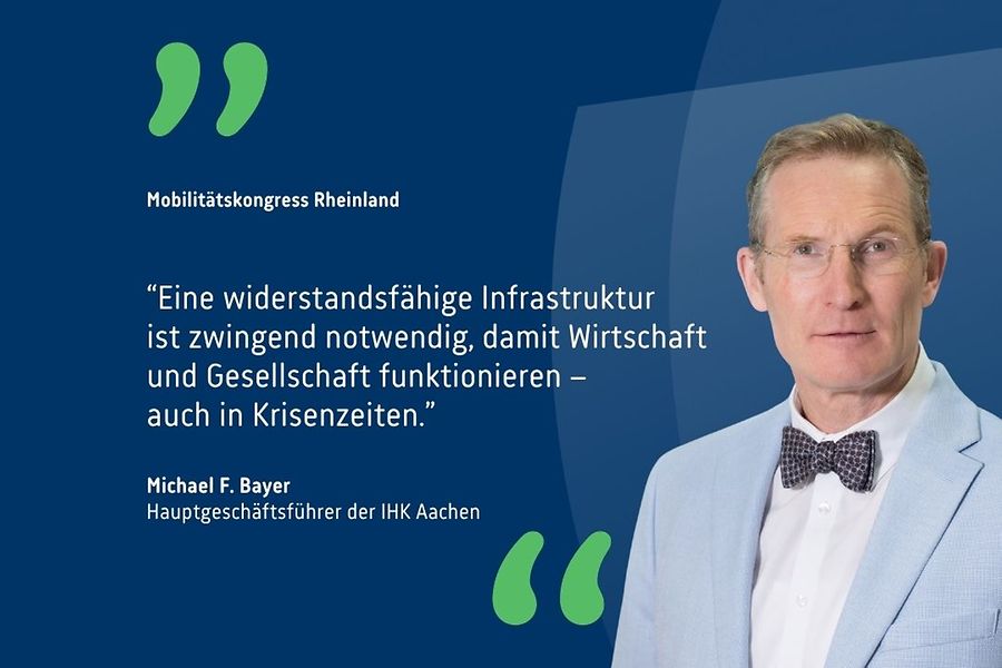Eine Person Porträt mit Statement Text