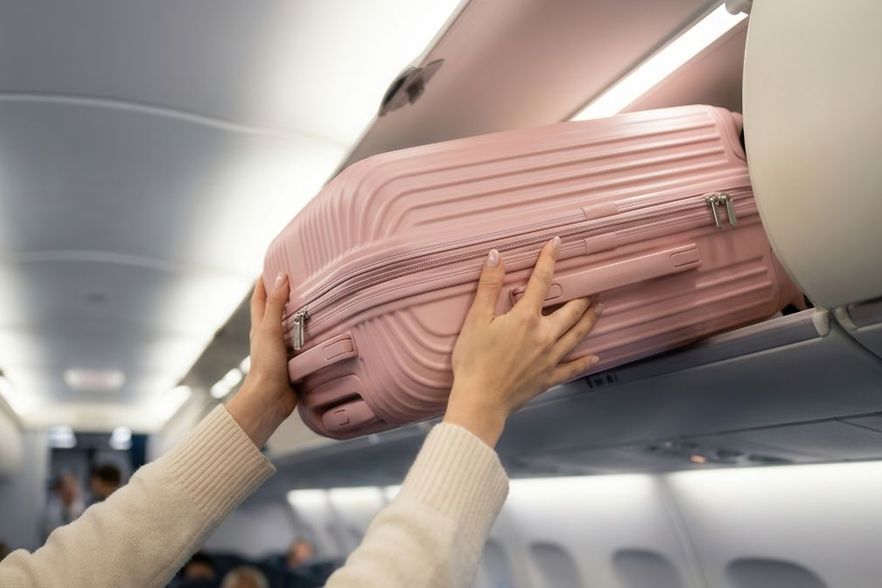 Gesch&auml;ftsreise Flugreise Handgep&auml;ck Flug